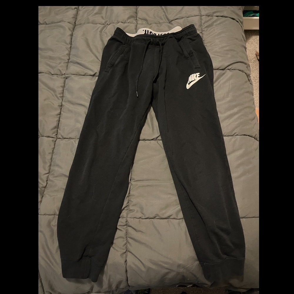 Black Nike joggers
